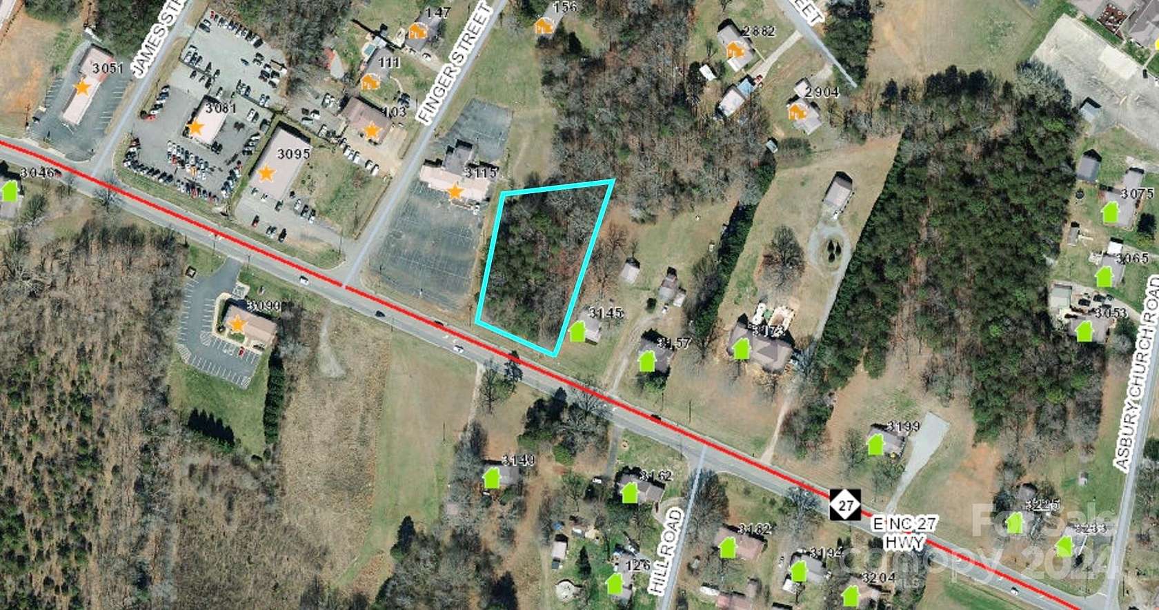 0.94 Acres of Commercial Land for Sale in Lincolnton, North Carolina
