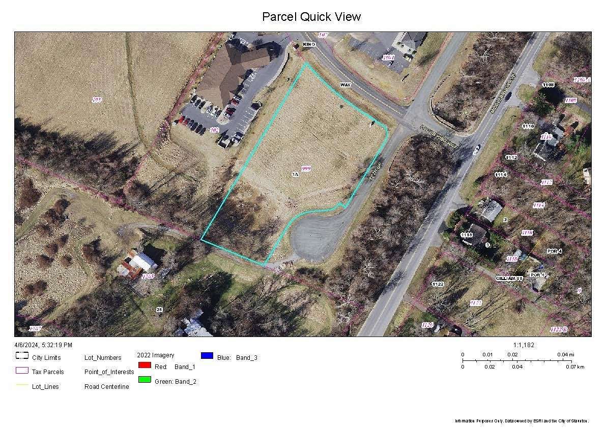 1.8 Acres of Mixed-Use Land for Sale in Staunton, Virginia