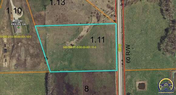 5.1 Acres of Residential Land for Sale in Holton, Kansas