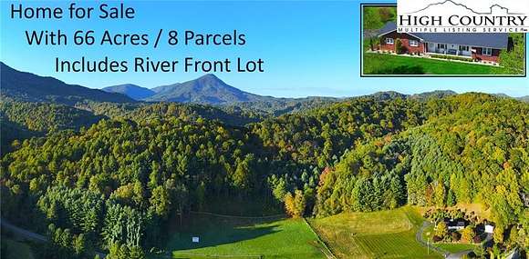 66 Acres of Land with Home for Sale in Warrensville, North Carolina