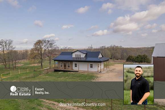 12.2 Acres of Land with Home for Sale in Thayer, Missouri