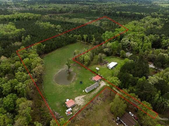 7.4 Acres of Residential Land with Home for Sale in Cottageville, South Carolina