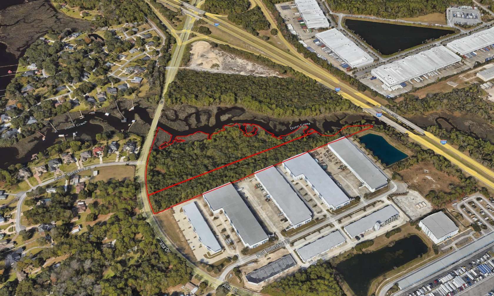 14.6 Acres of Commercial Land for Sale in Jacksonville, Florida