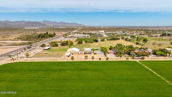 30.13 Acres of Agricultural Land with Home for Sale in Buckeye, Arizona