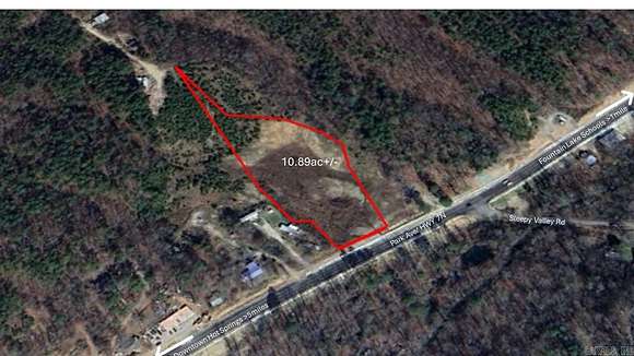 10.89 Acres of Land for Sale in Hot Springs, Arkansas