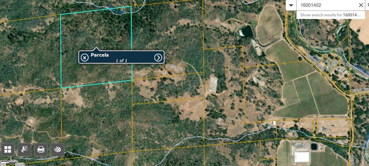 39.2 Acres of Land for Sale in Redwood Valley, California