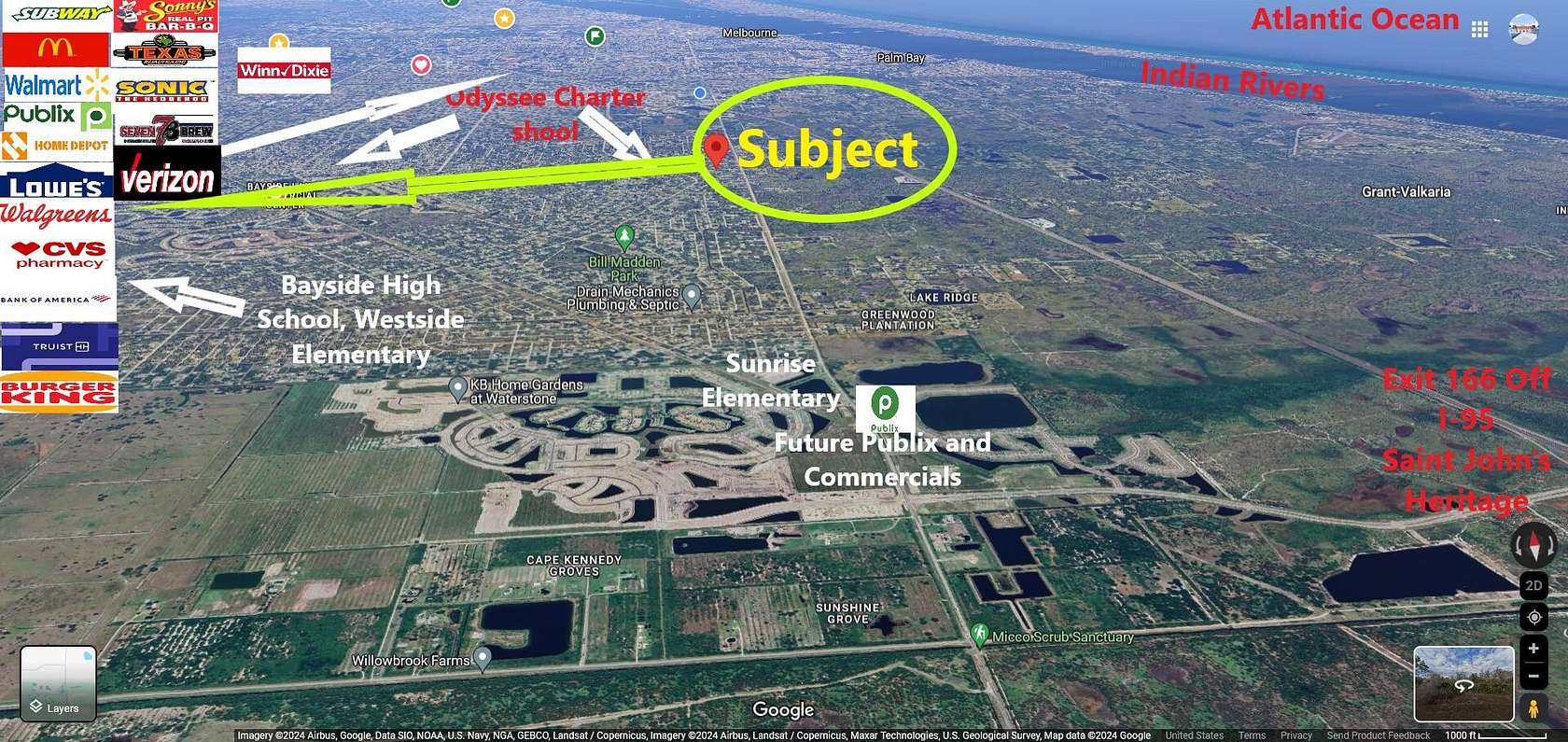 0.23 Acres of Residential Land for Sale in Palm Bay, Florida