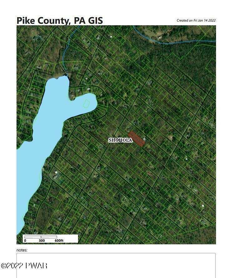 0.72 Acres of Residential Land for Sale in Shohola, Pennsylvania