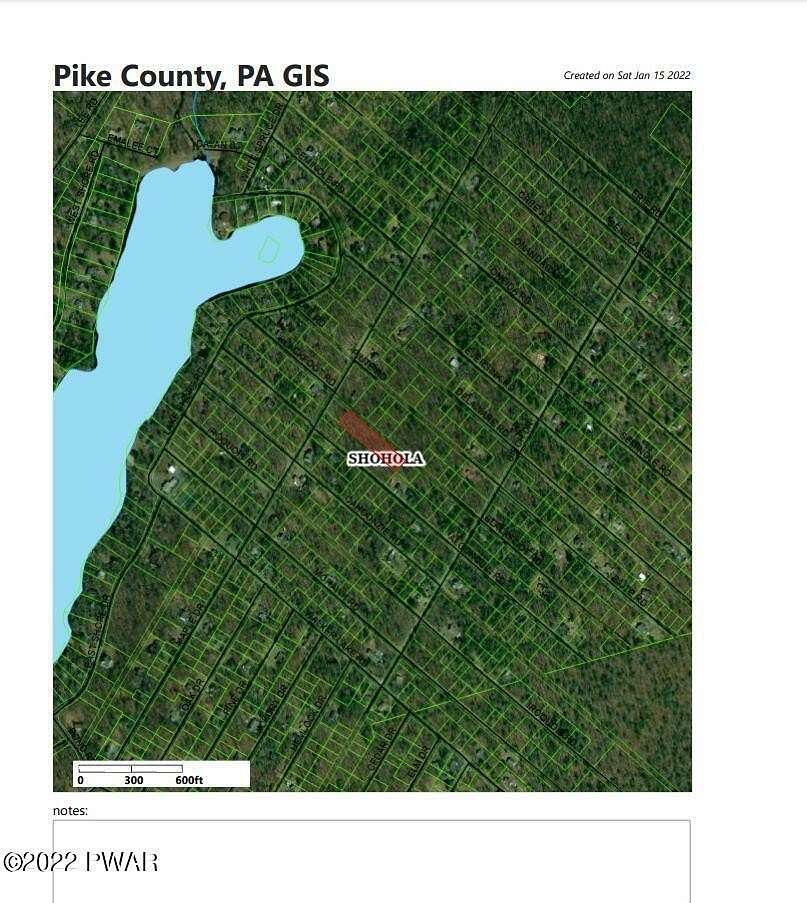 0.96 Acres of Residential Land for Sale in Shohola, Pennsylvania