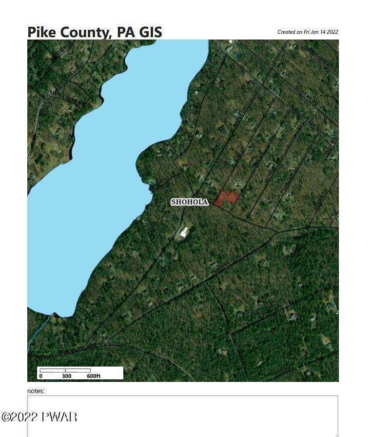 0.48 Acres of Residential Land for Sale in Shohola, Pennsylvania