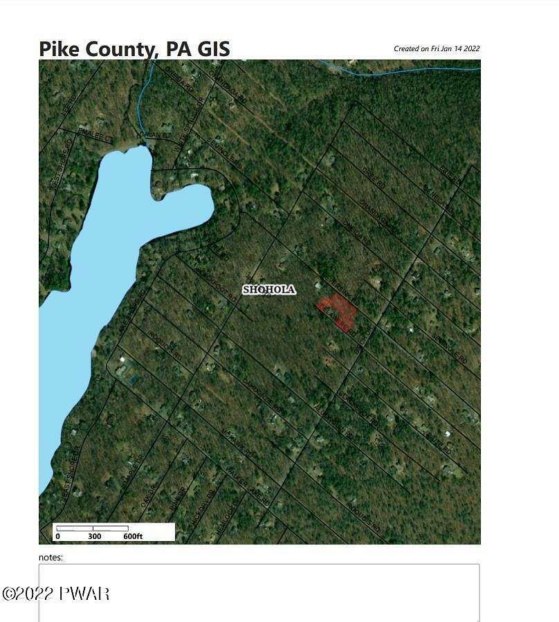 0.84 Acres of Residential Land for Sale in Shohola, Pennsylvania