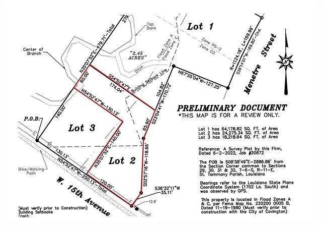 0.55 Acres of Mixed-Use Land for Sale in Covington, Louisiana