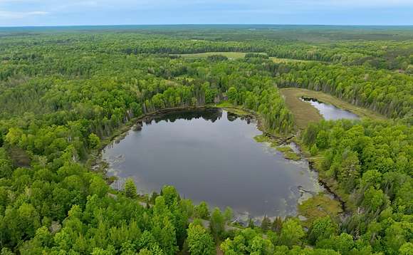 47 Acres of Land with Home for Sale in Presque Isle, Wisconsin