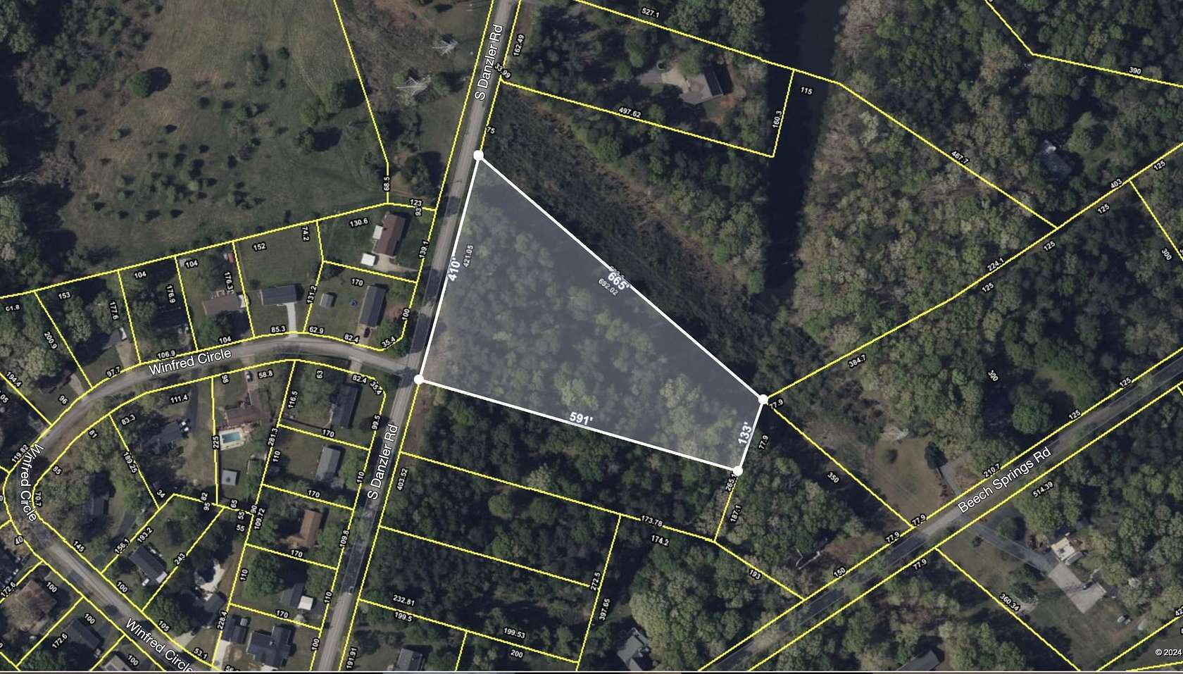 4 Acres of Residential Land for Sale in Duncan, South Carolina