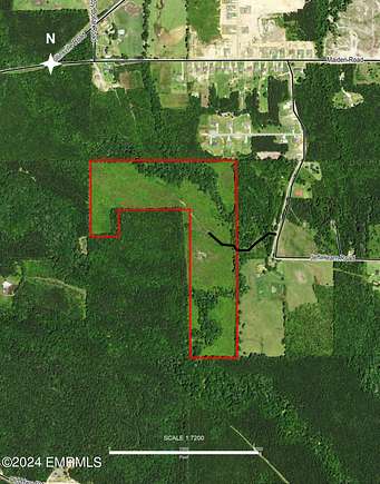 63.1 Acres of Recreational Land for Sale in Collinsville, Mississippi