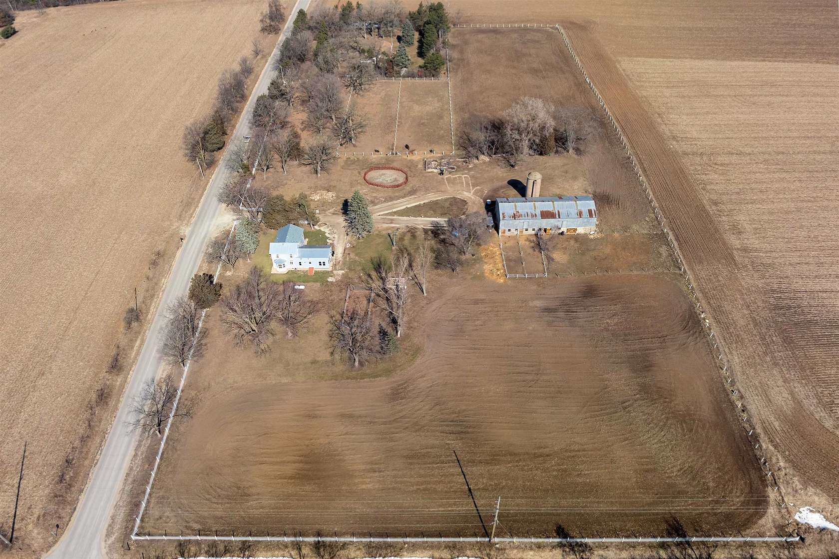 9.8 Acres of Land with Home for Sale in Ripon, Wisconsin