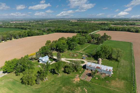 9.8 Acres of Land with Home for Sale in Ripon, Wisconsin