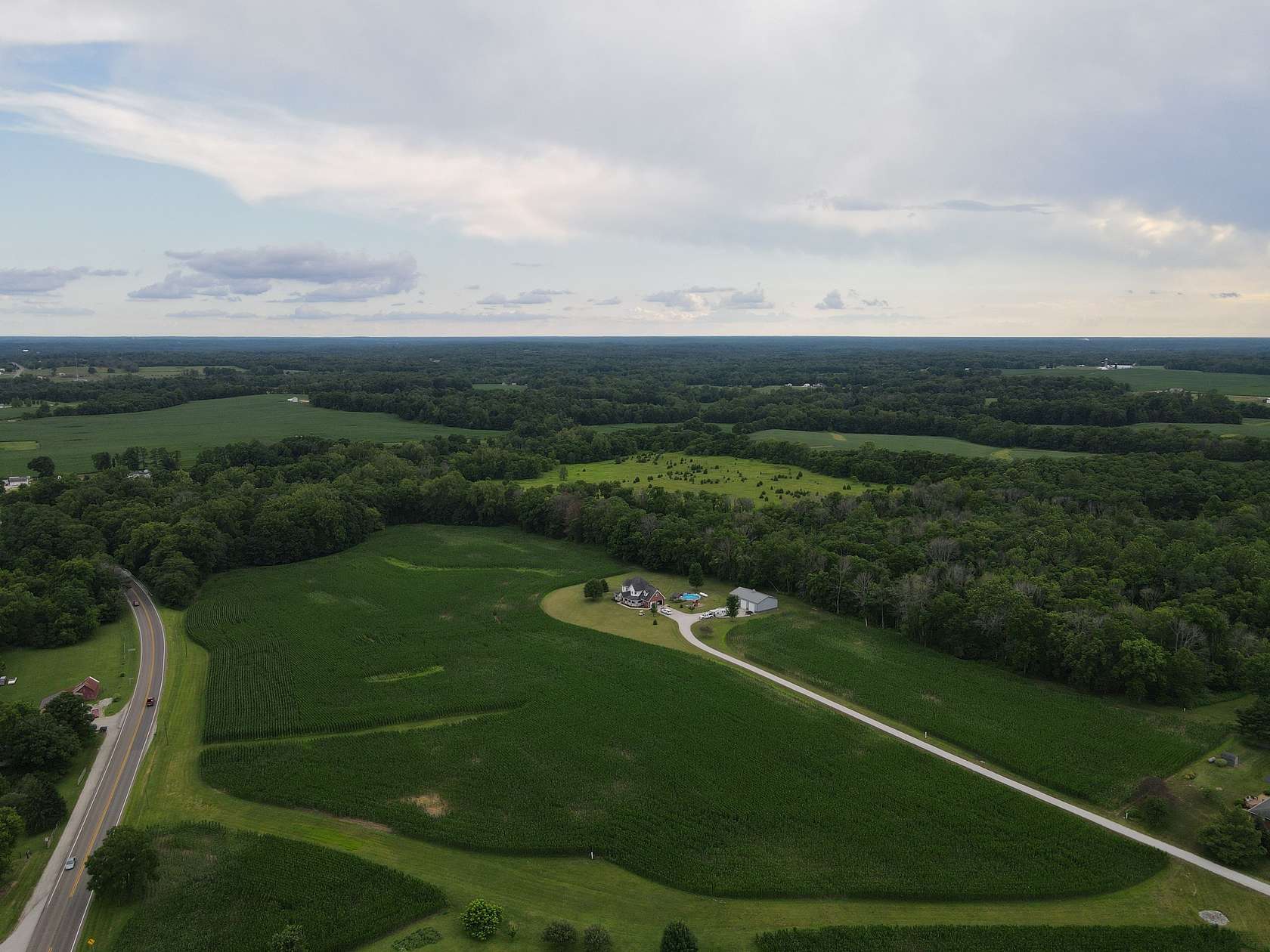 21.6 Acres of Agricultural Land for Sale in Greencastle, Indiana