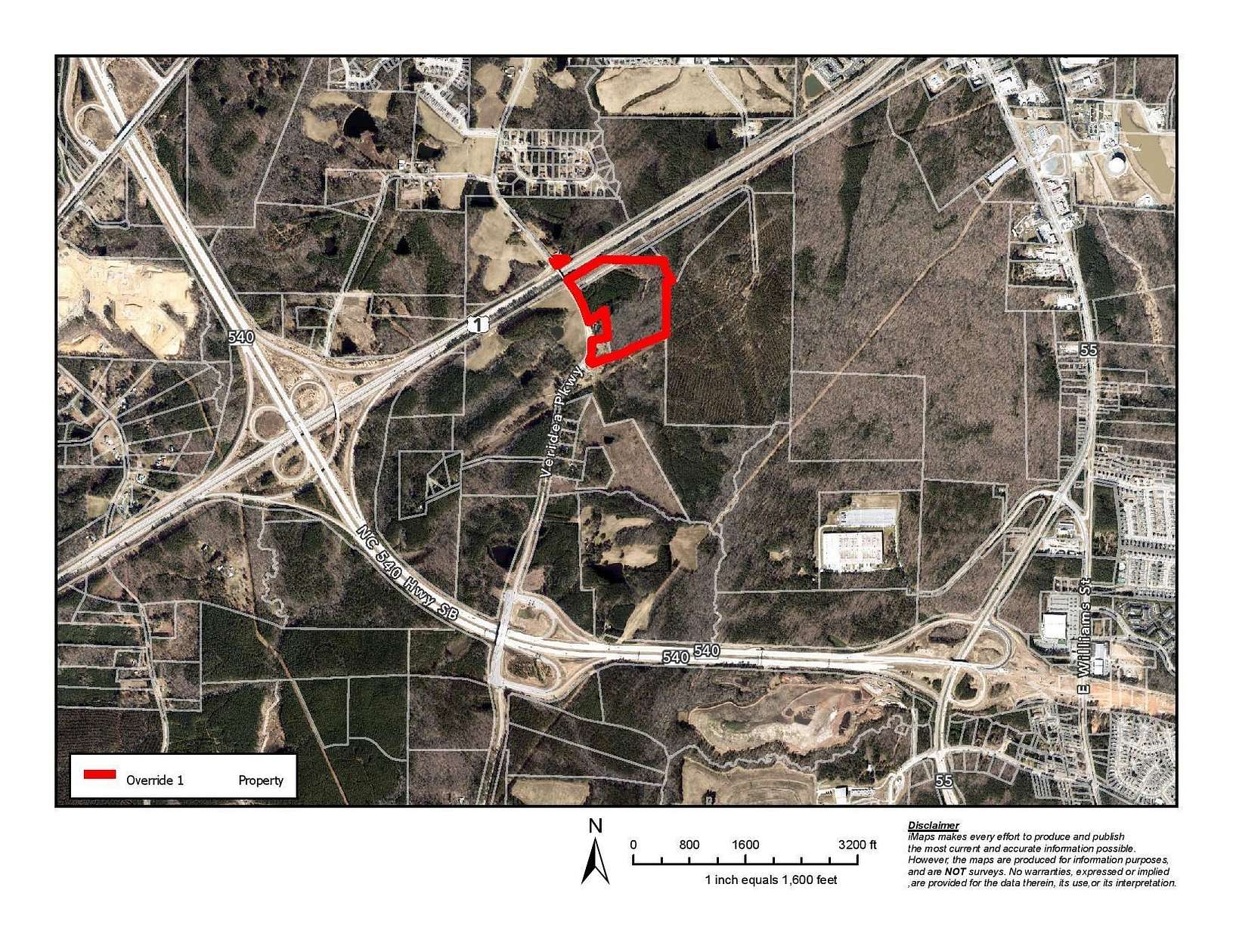 34.2 Acres of Commercial Land for Sale in Apex, North Carolina