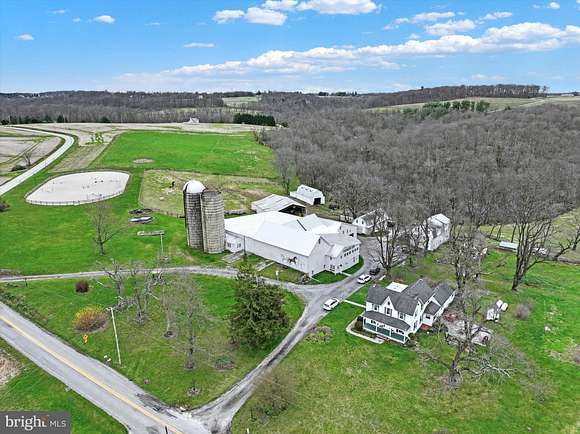 157 Acres of Agricultural Land with Home for Sale in Stewartstown, Pennsylvania