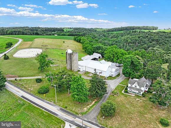 157 Acres of Agricultural Land with Home for Sale in Stewartstown, Pennsylvania