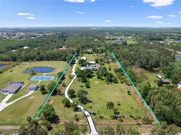 7 Acres of Residential Land with Home for Sale in Fort Myers, Florida