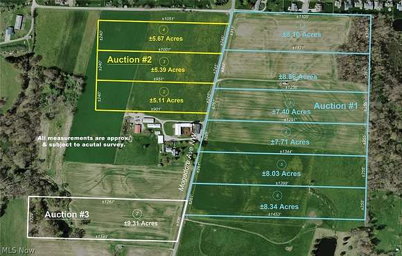 16 Acres of Land for Auction in Uniontown, Ohio
