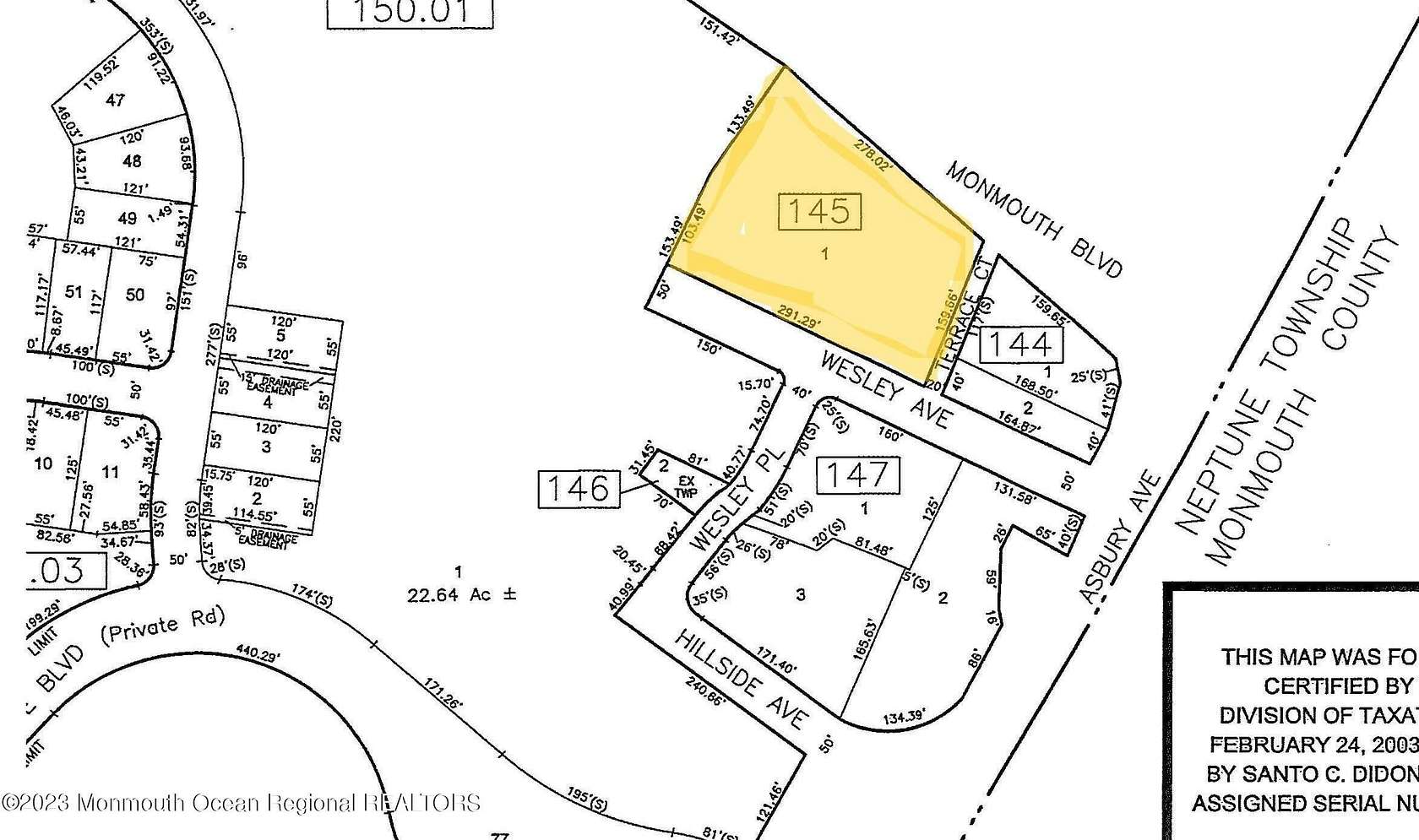1.2 Acres of Land for Sale in Ocean Township, New Jersey