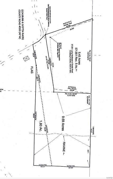 9.7 Acres of Land for Sale in Leasburg, Missouri