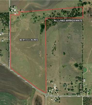80.9 Acres of Agricultural Land for Sale in Valley View, Texas