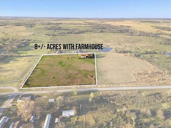 8 Acres of Residential Land with Home for Sale in Delaware, Oklahoma