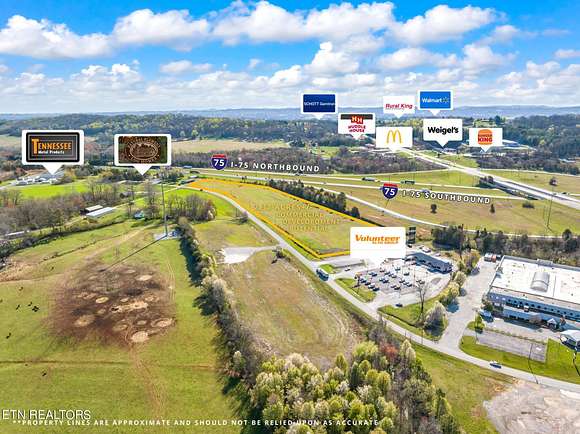 7.3 Acres of Commercial Land for Sale in Sweetwater, Tennessee