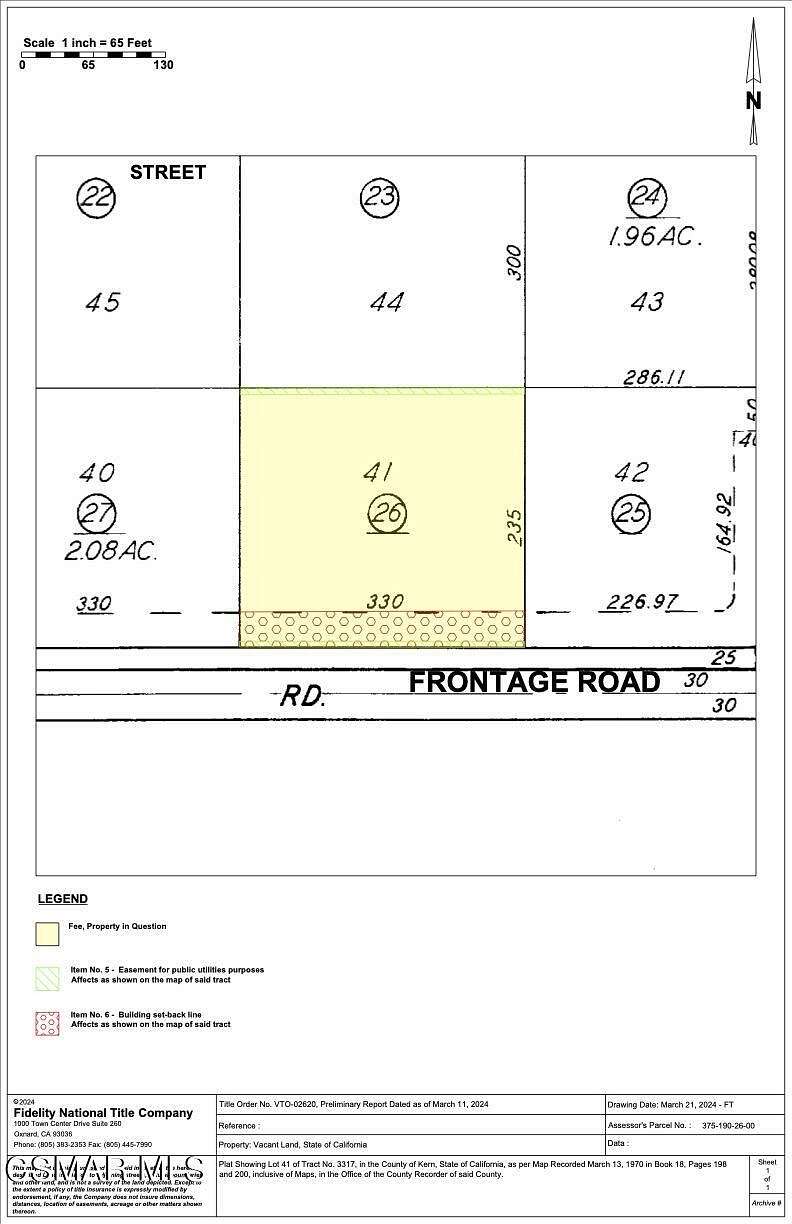 2.08 Acres of Land for Sale in Rosamond, California