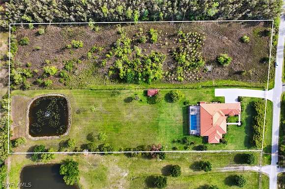 5.155 Acres of Residential Land with Home for Sale in Fort Myers, Florida