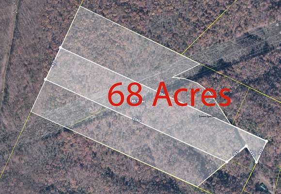 68 Acres of Recreational Land for Sale in Chattanooga, Tennessee