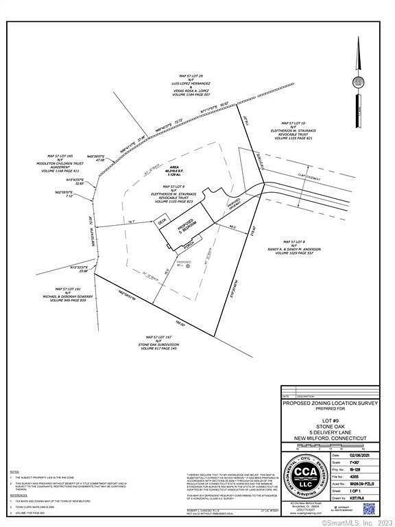 1.4 Acres of Residential Land for Sale in New Milford, Connecticut
