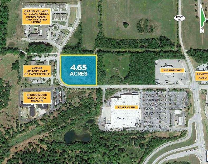 4.7 Acres of Land for Sale in Fayetteville, Arkansas