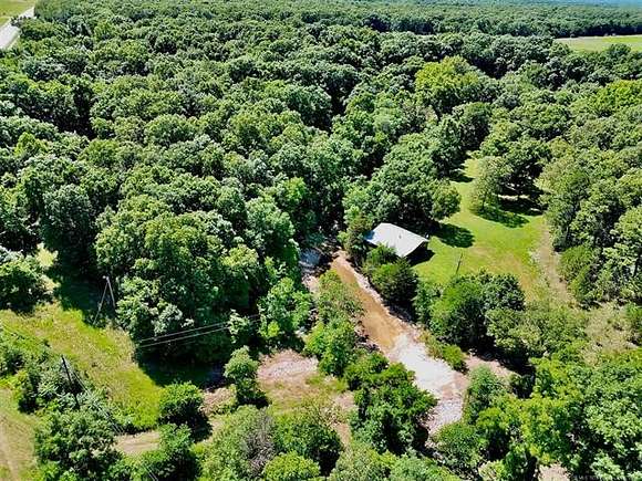 20 Acres of Recreational Land with Home for Sale in Salina, Oklahoma