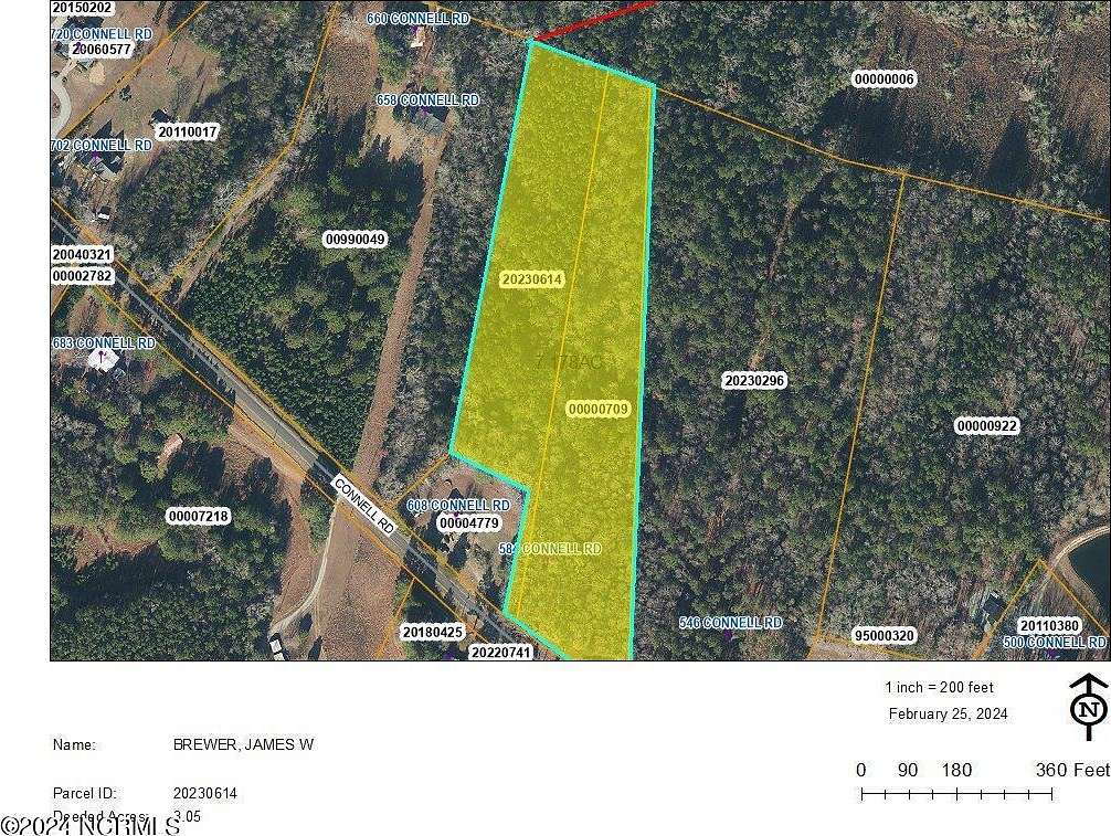 9.3 Acres of Residential Land for Sale in Carthage, North Carolina