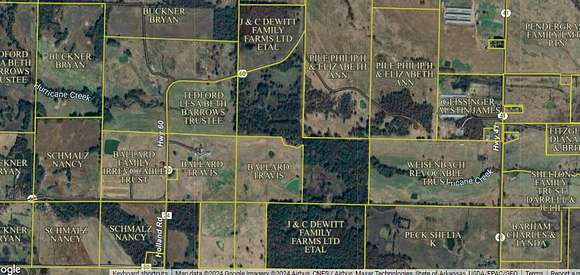 166 Acres of Agricultural Land for Sale in Charleston, Arkansas