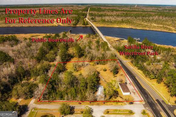 4.1 Acres of Improved Commercial Land for Sale in Woodbine, Georgia