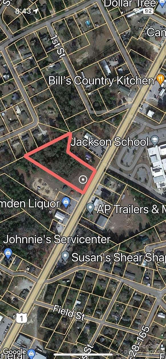 2.45 Acres of Mixed-Use Land for Sale in Camden, South Carolina