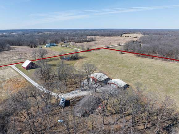 45 Acres of Land with Home for Sale in Jacksonville, Missouri