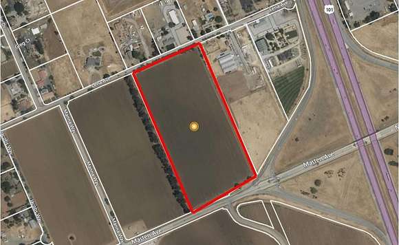 14.3 Acres of Commercial Land for Sale in Gilroy, California