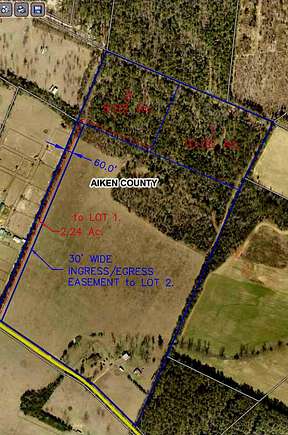10.3 Acres of Land for Sale in Williston, South Carolina