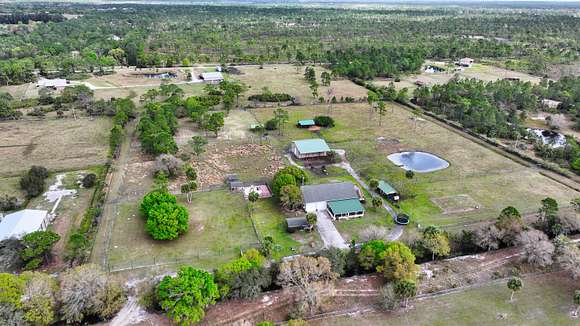10 Acres of Land with Home for Sale in Fellsmere, Florida