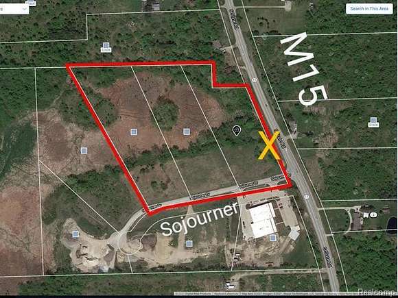 4.6 Acres of Commercial Land for Sale in Goodrich, Michigan