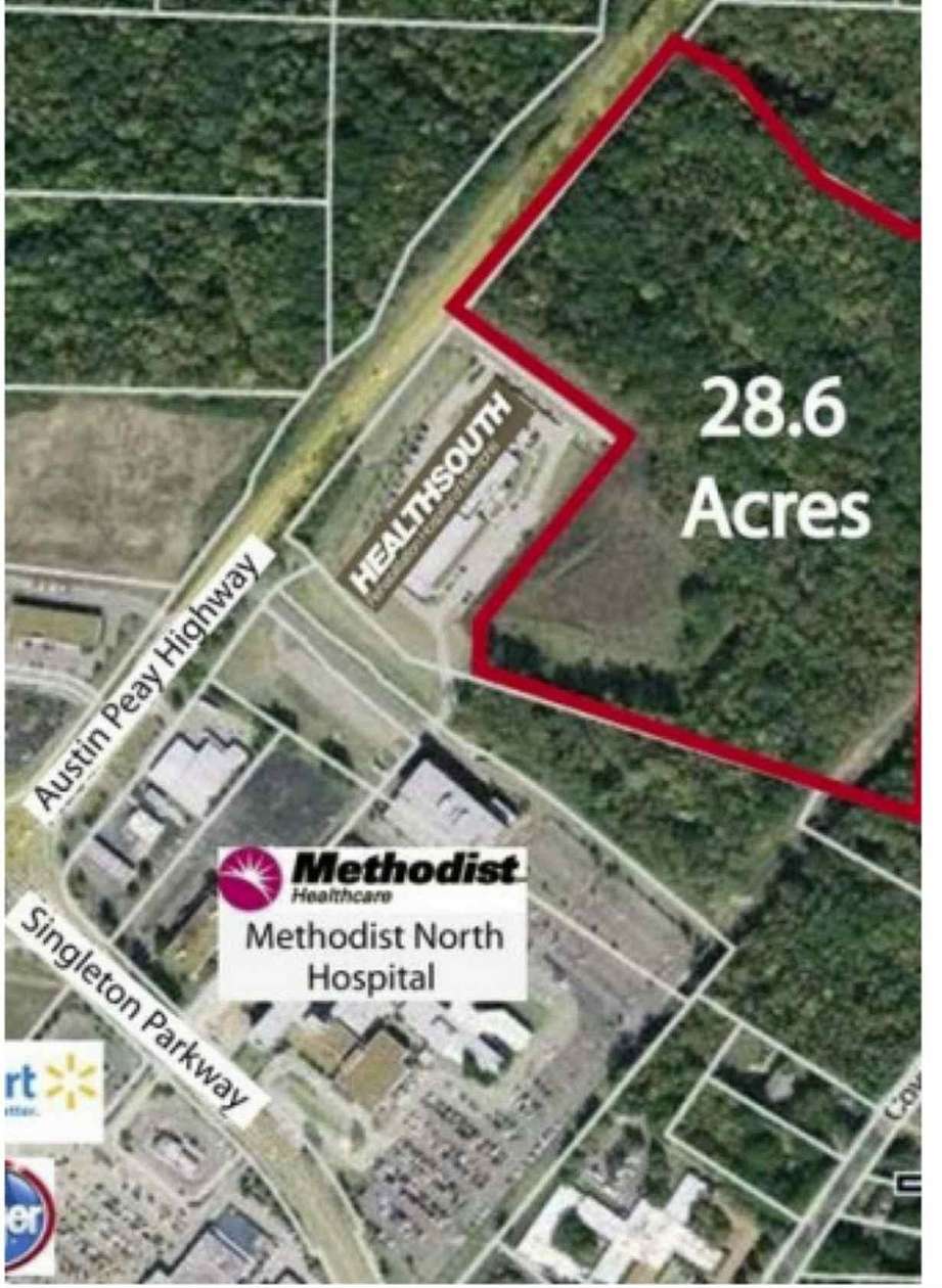 28.6 Acres of Mixed-Use Land for Sale in Memphis, Tennessee