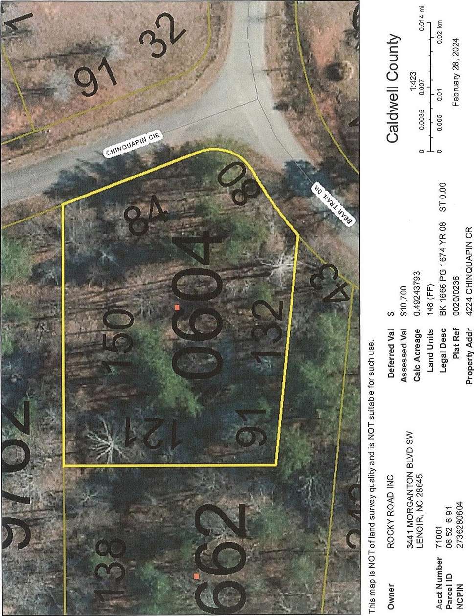 0.49 Acres of Land for Sale in Lenoir, North Carolina