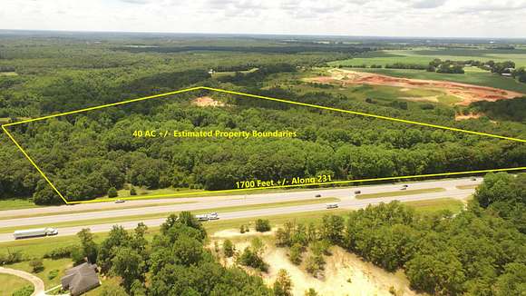 40 Acres of Commercial Land for Sale in Midland City, Alabama